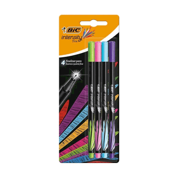 Bic 4'Lü Intensity Fine Liner Keçeli Kalem