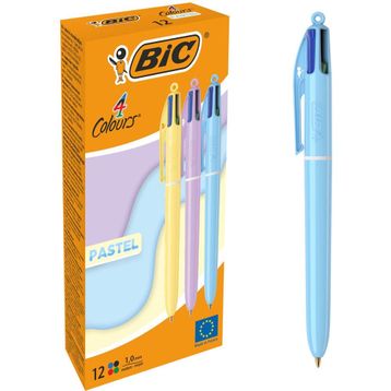 Bic 517320 4 Colours Pastel 12 Adet Tükenmez Kalem
