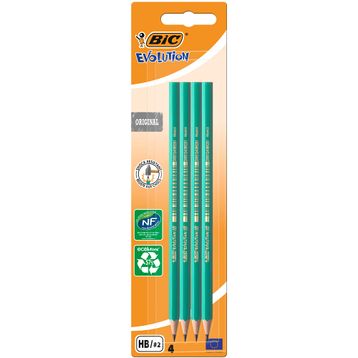 Bic 650 Evolution HB 4'lü Blister Kurşun Kalem