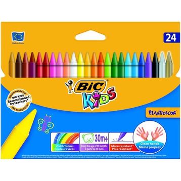 Bic 8297724 Plastıdecor 24 Renk Pastel Boya