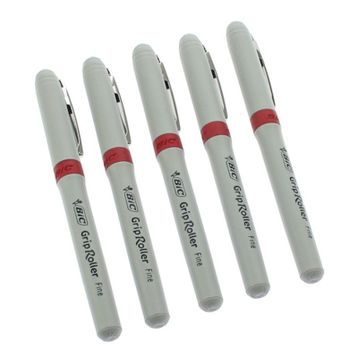 Bic 939347 Kırmızı Grip Konik Uç 0.7 mm Roller Kalem