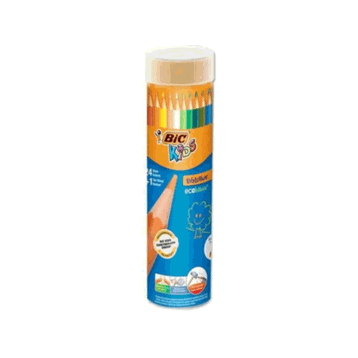 Bic 958190 Evolution 24+1 Renk Metal Kutu Kuru Boya Kalemi