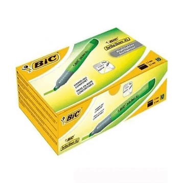 Bic Brite Liner XL Yeşil 10'lu Kutu Fosforlu Kalem