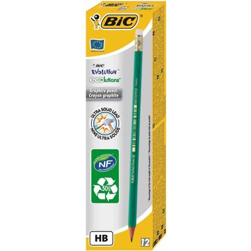 Bic Evolution 655 HB 12'li Silgili Kurşun Kalem