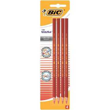 Bic Evolution 958179 4'lü Kırmızı Kopya Kalemi