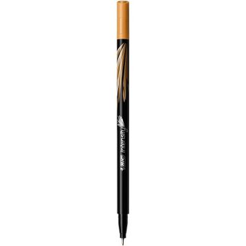 Bic İntensity 0.4 mm Kahverengi İnce Uçlu Keçe Kalem