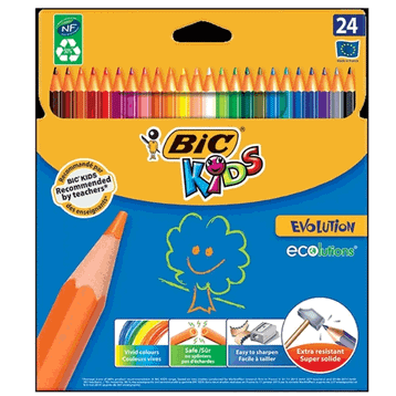 Bic Kids Evolutıon 18'li Kuru Boya Kalemi