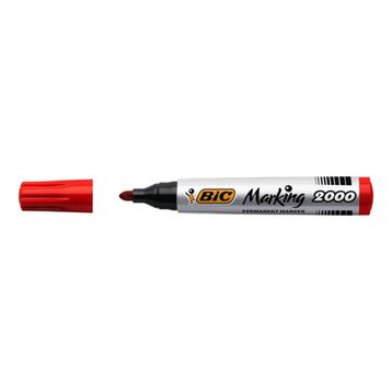 Bic Permanent 2000 Kırmızı Yuvarlak Uçlu Markör