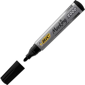 Bic Permanent 2000 Siyah Yuvarlak Uçlu Markör