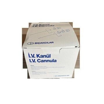 Bıçakcılar 22G 50 Adet Mavi Anjiokat