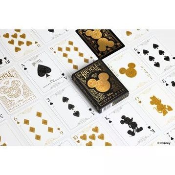 Bicycle Disney Mickey Mouse Siyah ve Altın Sarısı Oyun Kartları