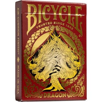 Bicycle Gold Dragon Red Oyun Kartları
