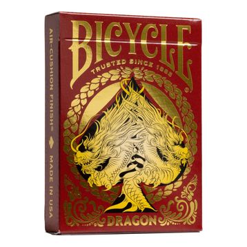 Bicycle Gold Dragon Red Oyun Kartları