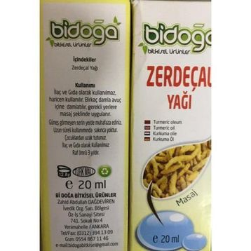 Bidoğa 20 ml Zerdeçal Yağı