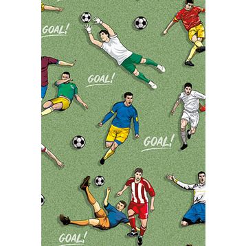 Bien Dekor Vision 202A Futbol Çocuk Dası Desenli Duvar Kağıdı