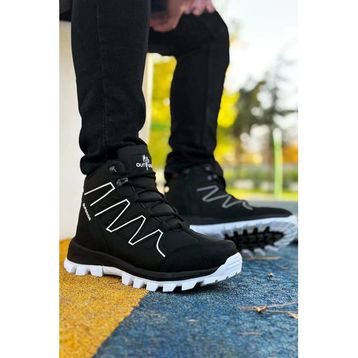 BIG KING BIGKING002759 Siyah Beyaz Street Erkek Outdoor Trekking Bot