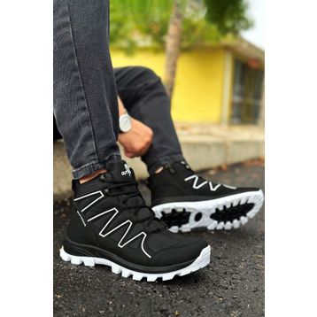BIG KING BIGKING002759 Siyah Beyaz Street Erkek Outdoor Trekking Bot