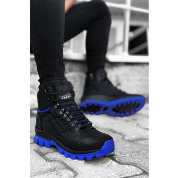 BIG KING BIGKING002766 Siyah Mavi Hydro Su Geçirmez Outdoor Erkek Trekking Bot