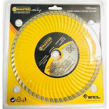 Big Master Elmas Testere 180 mm Turbo Kanallı