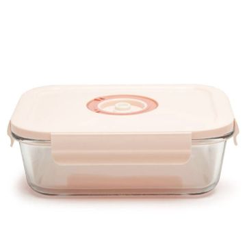 Bigatti Pembe 630 ml Vakumlu Saklama Kabı