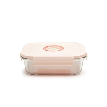 Bigatti Pembe 630 ml Vakumlu Saklama Kabı