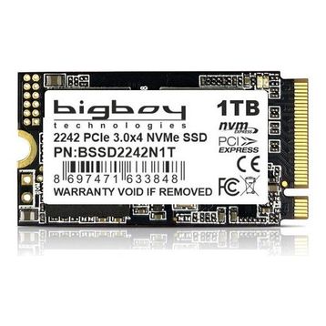 Bigboy BSSD2242N1T 1 TB 2500-1800 Mb/s 22x42 mm PCle 3x2 M2 Nvme SSD