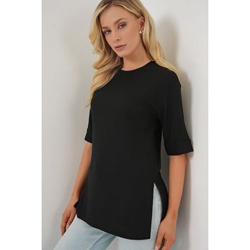 Bigdart 4332 Fuşya Örme Kadın T-shirt
