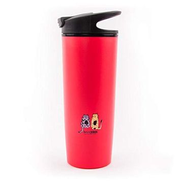 Biggdesign Cats Koleksiyon Kırmızı Devrilmez Mug