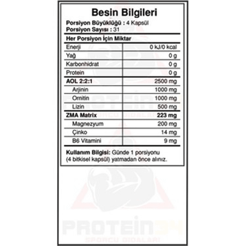 BigJoy AOL Big ZMA 124 Kapsül