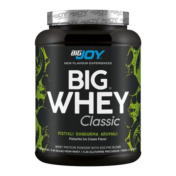 BigJoy Bigwhey Classic 990 gr Antep Fıstıklı Dondurma Aromalı Whey Protein Tozu