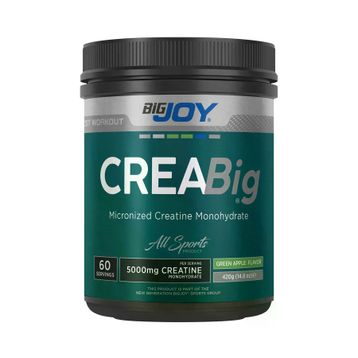 BigJoy Creabig Micronized Powder Yeşil Elma Aromalı 420 gr Kreatin