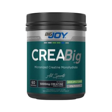 BigJoy Creabig Micronized Powder Yeşil Elma Aromalı 420 gr Kreatin