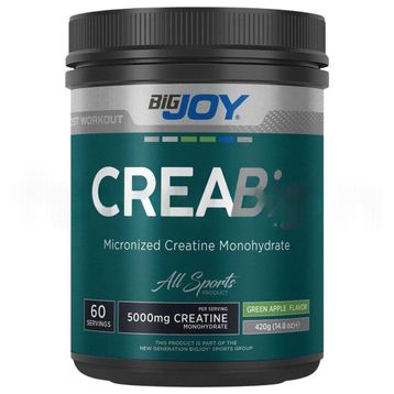 BigJoy Creabig Micronized Powder Yeşil Elma Aromalı 420 gr Kreatin