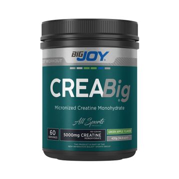 BigJoy Creabig Micronized Powder Yeşil Elma Aromalı 420 gr Kreatin