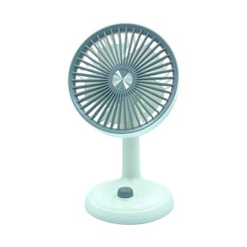 Bigmate YM88160 Beyaz Mini Masa Fanı Taşınabilir Serinletici Şarjlı 3 Kademeli Hız Ayarı Vantilatör