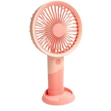 Bigmate YM88176A Taşınabilir Serinletici Şarjlı Pembe 3 Kademeli Hız Ayarı Mini El Fanı Vantilatör