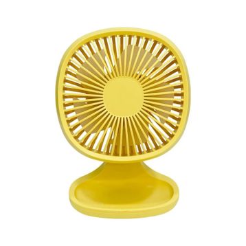 Bigmate YM88192A Sarı Mini Masa Fanı Taşınabilir Serinletici Şarjlı 3 Kademeli Hız Ayarı Vantilatör