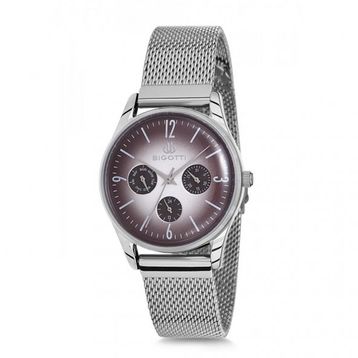 Bigotti Milano BM202-01308D Hasır Kordon Rose Gold Kasalı Kadın Kol Saati