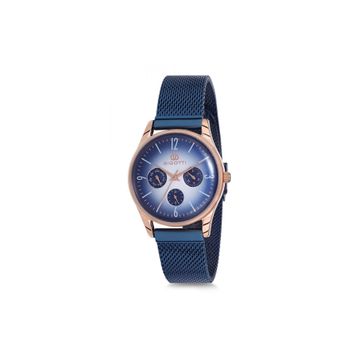 Bigotti Milano BM202-01308D Hasır Kordon Rose Gold Kasalı Kadın Kol Saati