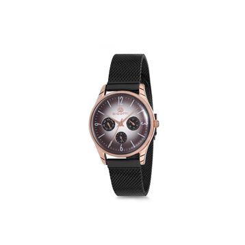 Bigotti Milano BM202-01308D Hasır Kordon Rose Gold Kasalı Kadın Kol Saati