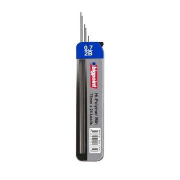 Bigpoint 0.7 mm 2B 24’lü Hi-Polymer Kolay Kırılmaz Uçlu Kalem Ucu