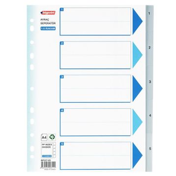 Bigpoint 1-5 Rakamlı PP Seperatör