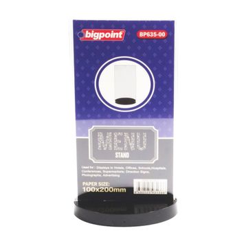 Bigpoint 100x200 mm Düz Menü Standı