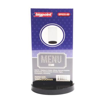 Bigpoint 100x200 mm Düz Menü Standı