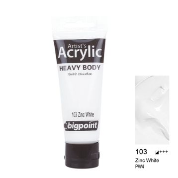 Bigpoint 103 Zinc White 75 ml Akrilik Boya