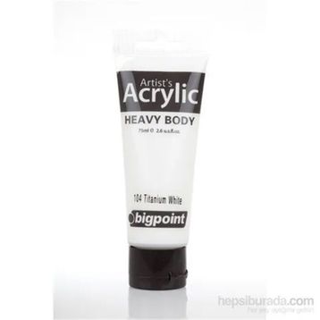Bigpoint 104 Titanium White 75 ml Akrilik Boya