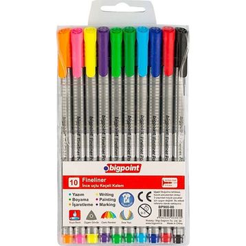 Bigpoint 10'lu Blister Fineliner