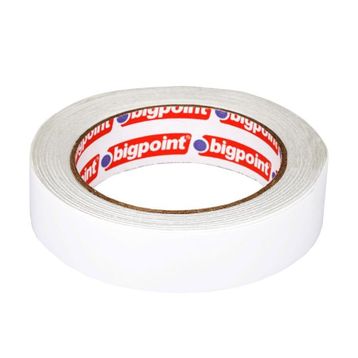 Bigpoint 12 mm 25 mt Tüm Yüzeyler için Çift Taraflı Hotmelt Bant