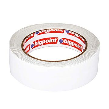 Bigpoint 12 mm 25 mt Tüm Yüzeyler için Çift Taraflı Hotmelt Bant