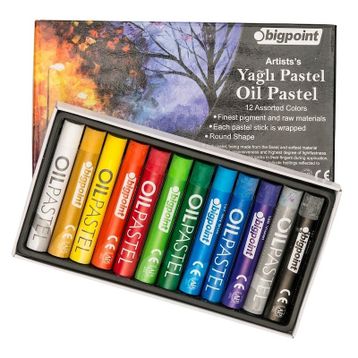 Bigpoint 12 Renk 12 ml Set Yağlı Boya